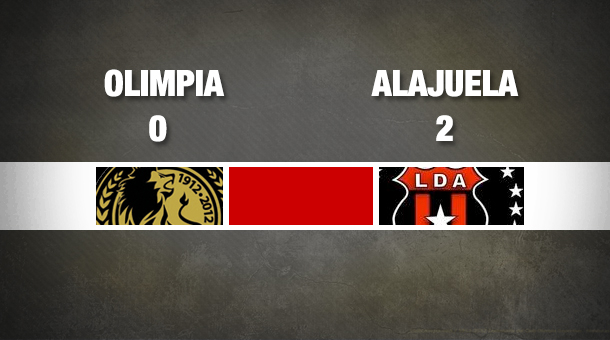Olimpia perdió 2-0 ante Alajuelense