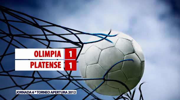 Jornada 6: Olimpia 1-1 Platense