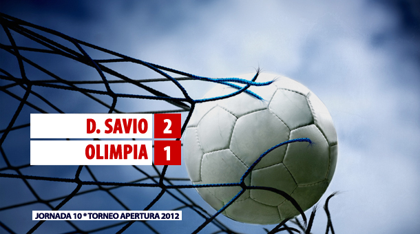 Jornada 10: Deportes Savio 1-2 Olimpia