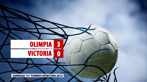 Jornada 13: Olimpia 3-0 Victoria