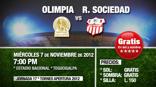 Jornada 17: Olimpia vs Real Sociedad