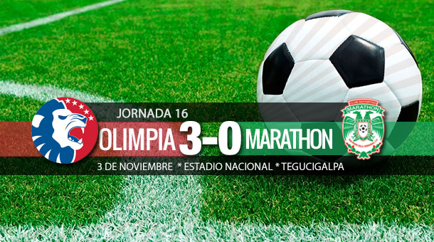 Olimpia 3-0 Marathón | Jornada 16