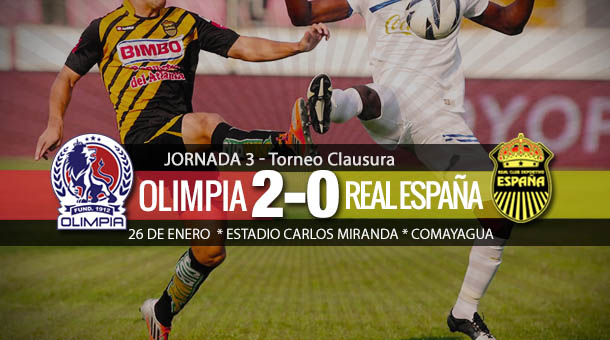 Olimpia 2-0 Real España | Jornada 3