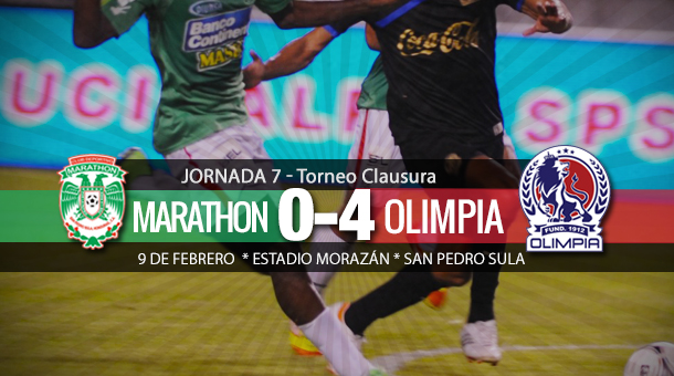 Marathón 0-4 Olimpia | Jornada 6