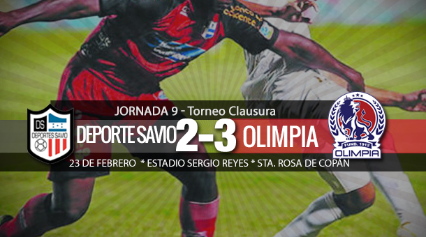 Deportes Savio 2-3 Olimpia | Jornada 9