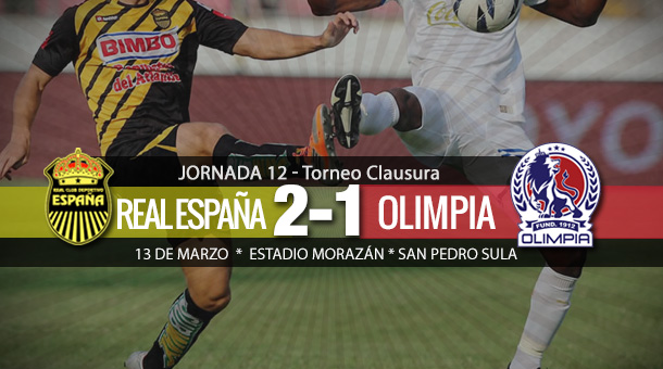 Real España 2-1 Olimpia | Jornada 12