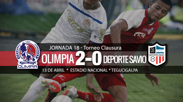 Olimpia 2-0 Deportes Savio | Jornada 18