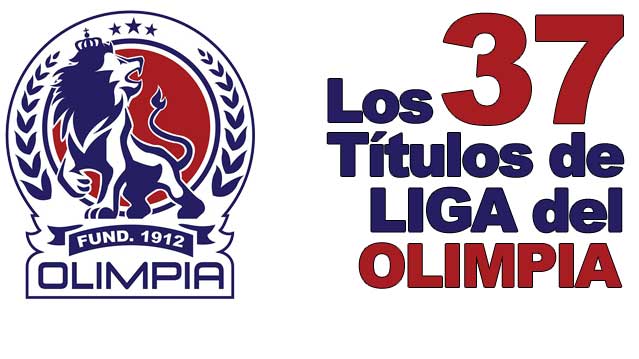 Los 37 títulos de liga del Olimpia en base a ley