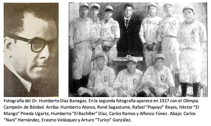 Dr. Humberto Díaz Banegas: del béisbol al fútbol.