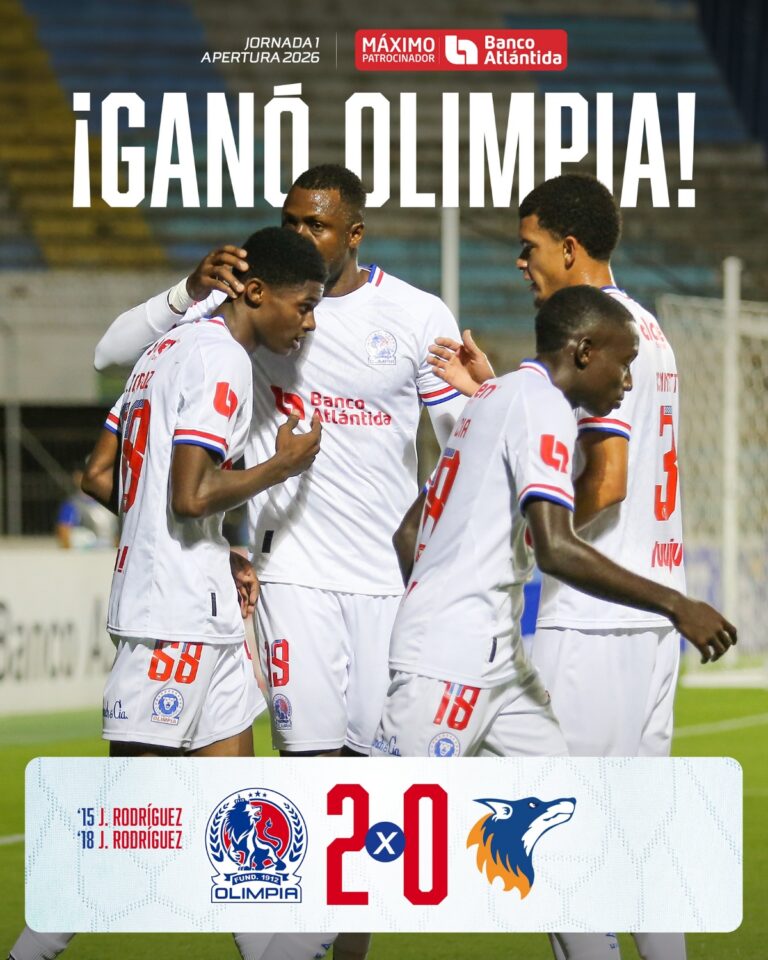 Olimpia 2-0 Lobos UPN